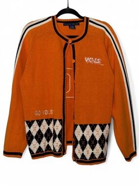Vintage 90s University of Tennessee Volunteers embroidered cardigan sweater